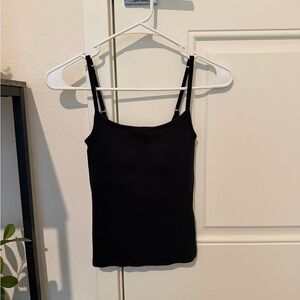 Abercrombie Bra-Free Rib 90s Cami Black